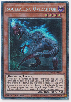 Souleating Oviraptor (Collector's Rare) single card from Yu-Gi-Oh!