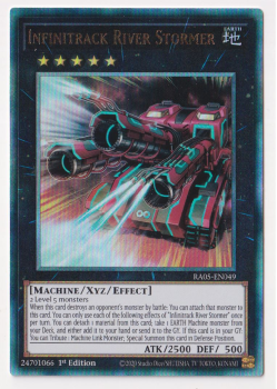 Infinitrack River Stormer (Ultimate Rare) single card from Yu-Gi-Oh!
