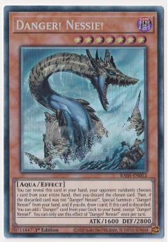 Danger! Nessie! (Collector's Rare) single card from Yu-Gi-Oh!