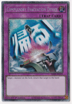 Compulsory Evacuation Device (Starlight Rare) single card from Yu-Gi-Oh!