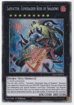 Laevatein, Generaider Boss of Shadows (Starlight Rare) single card from Yu-Gi-Oh!