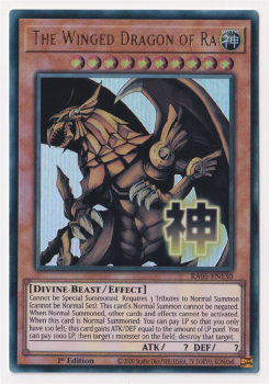 The Winged Dragon of Ra (Ultra Rare) single card from Yu-Gi-Oh!