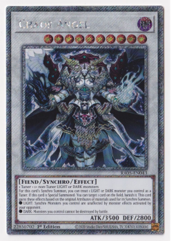 Chaos Angel (Platinum Secret Rare) single card from Yu-Gi-Oh!
