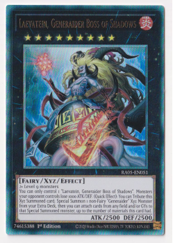 Laevatein, Generaider Boss of Shadows (Ultimate Rare) single card from Yu-Gi-Oh!