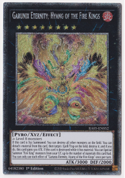 Garunix Eternity, Hyang of the Fire Kings (Starlight Rare) single card from Yu-Gi-Oh!