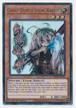Ghost Ogre & Snow Rabbit (Ultra Rare) single card from Yu-Gi-Oh!