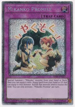 Mikanko Promise (Starlight Rare) single card from Yu-Gi-Oh!