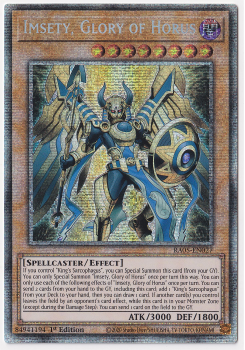 Imsety, Glory of Horus (Starlight Rare) single card from Yu-Gi-Oh!