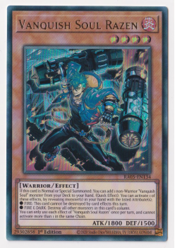 Vanquish Soul Razen (Ultra Rare) single card from Yu-Gi-Oh!