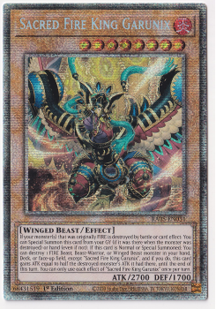 Sacred Fire King Garunix (Starlight Rare) single card from Yu-Gi-Oh!