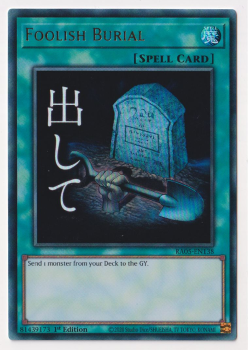 Foolish Burial (Ultra Rare) single card from Yu-Gi-Oh!