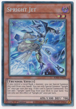 Spright Jet (Collector's Rare) single card from Yu-Gi-Oh!