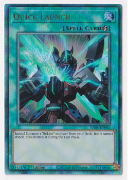 Quick Launch (Ultimate Rare) single card from Yu-Gi-Oh!