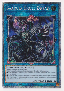 Saryuja Skull Dread (Platinum Secret Rare) single card from Yu-Gi-Oh!