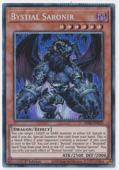Bystial Saronir (Collector's Rare) single card from Yu-Gi-Oh!