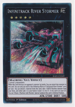 Infinitrack River Stormer (Secret Rare) single card from Yu-Gi-Oh!