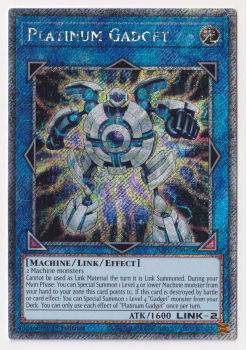 Platinum Gadget (Platinum Secret Rare) single card from Yu-Gi-Oh!
