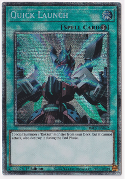 Quick Launch (Starlight Rare) single card from Yu-Gi-Oh!
