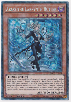 Arias the Labrynth Butler (Collector's Rare) single card from Yu-Gi-Oh!