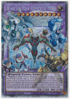 Wake Up Your Elemental HERO (Starlight Rare) single card from Yu-Gi-Oh!