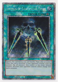 Swords of Concealing Light (Platinum Secret Rare) single card from Yu-Gi-Oh!