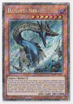 Danger! Nessie! (Platinum Secret Rare) single card from Yu-Gi-Oh!
