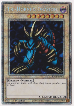 Tri-Horned Dragon (Starlight Rare) single card from Yu-Gi-Oh!