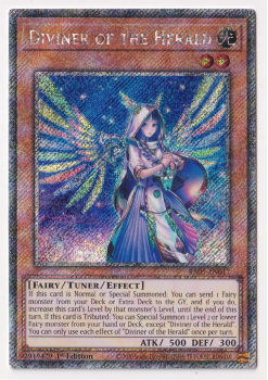 Diviner of the Herald (Platinum Secret Rare) single card from Yu-Gi-Oh!