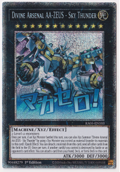 Divine Arsenal AA-ZEUS - Sky Thunder (Starlight Rare) single card from Yu-Gi-Oh!