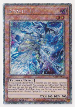 Spright Jet (Platinum Secret Rare) single card from Yu-Gi-Oh!
