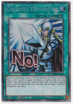 Crossout Designator (Starlight Rare) single card from Yu-Gi-Oh!