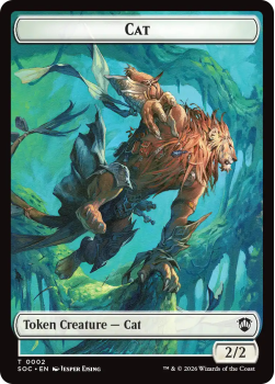 Cat 0002 // Inkling 0022 (FOIL) single card from Magic: the Gathering