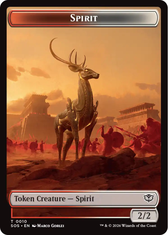 Fractal 0004 // Spirit 0010 : TOK07 SECRETS OF STRIXHAVEN - Magic the  Gathering Single Card