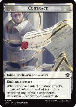 Contract 0003 // Pegasus 0005 (FOIL) single card from Magic: the Gathering