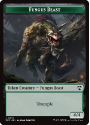 Goat 0004 // Fungus Beast 0017 (FOIL) : TOK04 SECRETS OF STRIXHAVEN COMMANDER - Magic the Gathering Single Card - Image 2