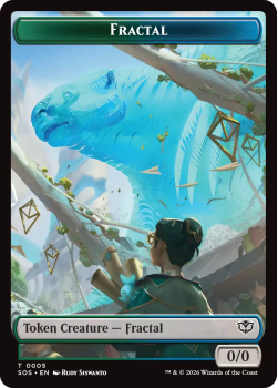 Fractal 0005 // Spirit 0011 single card from Magic: the Gathering