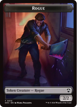 Rogue 0010 // Spirit 0025 (FOIL) single card from Magic: the Gathering