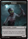 Snake 0011 // Zombie 0012 (FOIL) : TOK09 SECRETS OF STRIXHAVEN COMMANDER - Magic the Gathering Single Card - Image 2