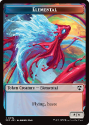 Dragon Illusion 0013 // Elemental 0019 (FOIL) : TOK10 SECRETS OF STRIXHAVEN COMMANDER - Magic the Gathering Single Card - Image 2