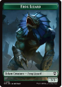 Boar 0015 // Frog Lizard 0016 (FOIL) : TOK12 SECRETS OF STRIXHAVEN COMMANDER - Magic the Gathering Single Card - Image 2