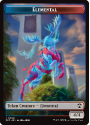 Elemental 0020 // Food 0027 (FOIL) : TOK14 SECRETS OF STRIXHAVEN COMMANDER - Magic the Gathering Single Card