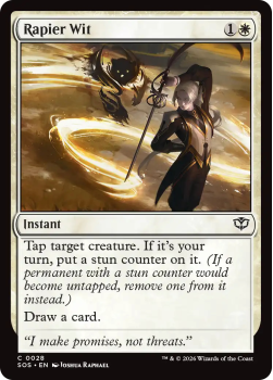 Rapier Wit single card from Magic: the Gathering