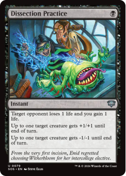 Dissection Practice single card from Magic: the Gathering