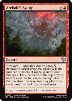 Archaic's Agony single card from Magic: the Gathering