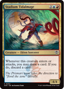 Stadium Tidalmage single card from Magic: the Gathering