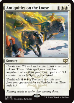 Antiquities on the Loose single card from Magic: the Gathering