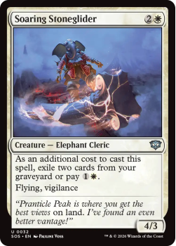 Soaring Stoneglider single card from Magic: the Gathering