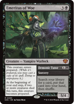 Emeritus of Woe single card from Magic: the Gathering
