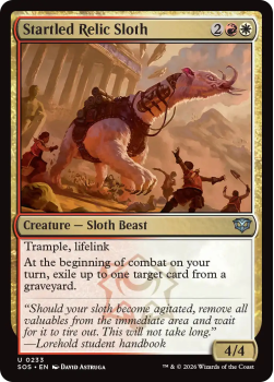 Startled Relic Sloth single card from Magic: the Gathering