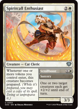 Spiritcall Enthusiast single card from Magic: the Gathering